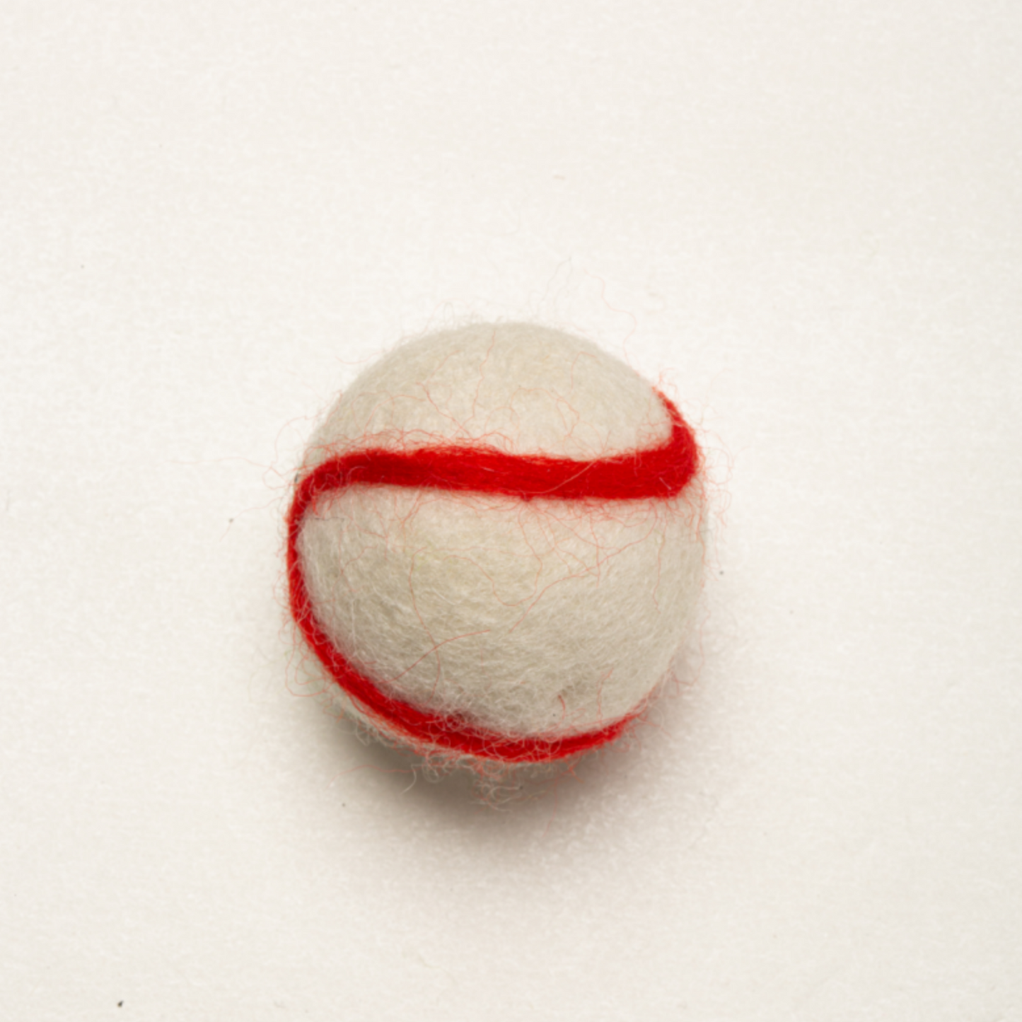 Wool Sports Ball Cat Toy Set with Magnetic Base