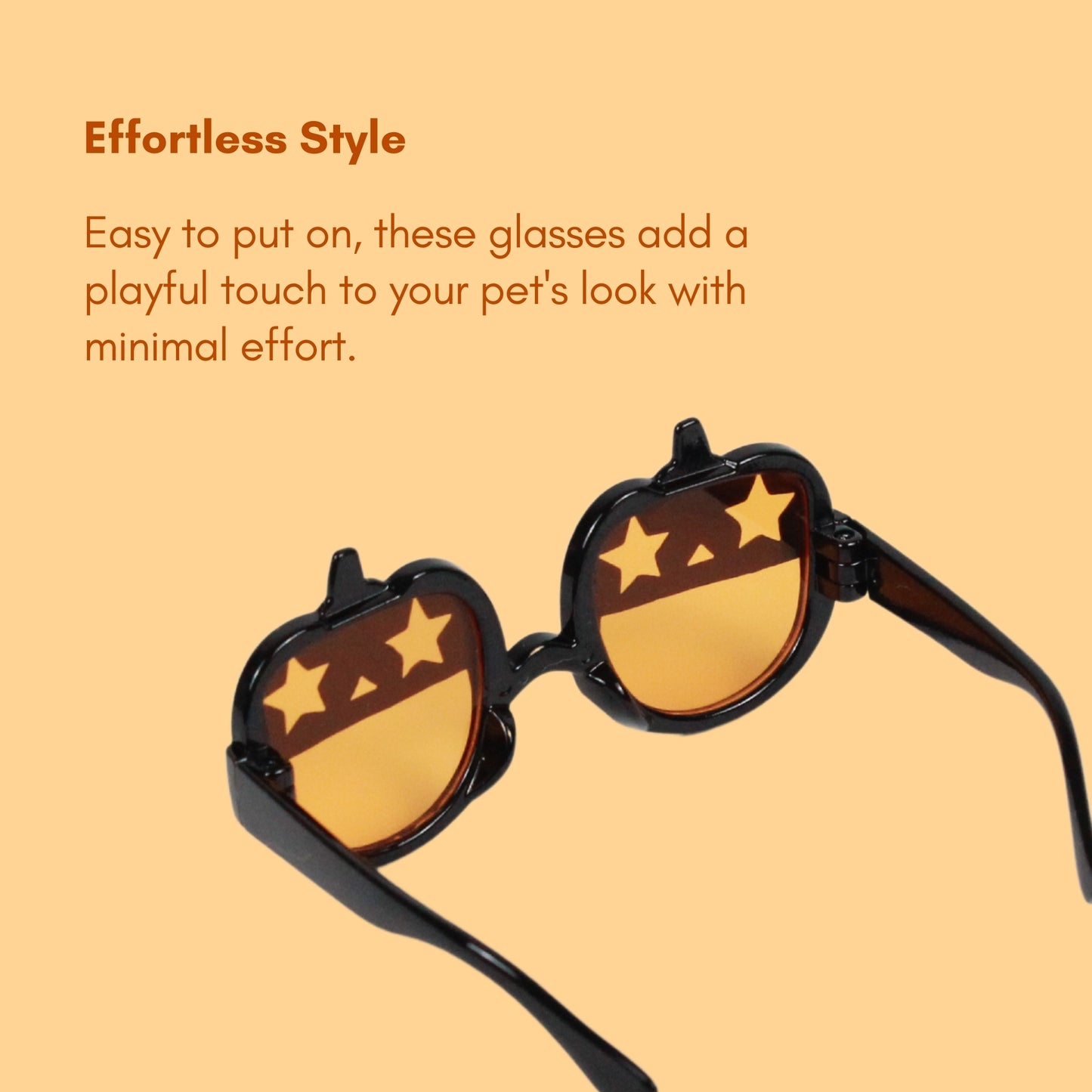 Black Halloween Pumpkin Sunglasses