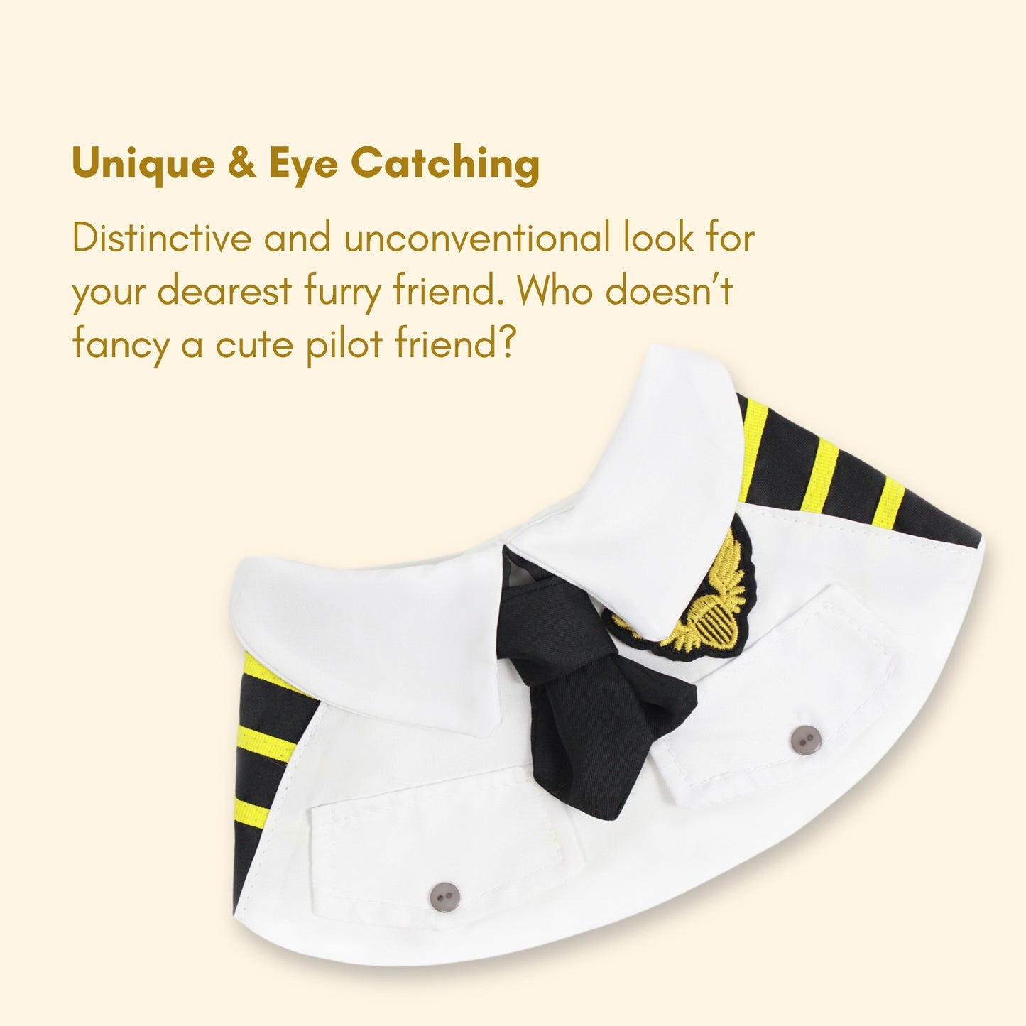 Pilot-Inspired Cat Collar