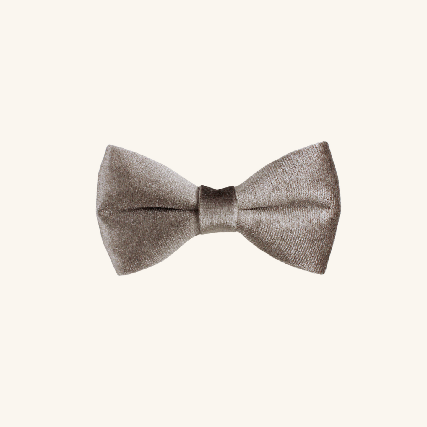 Modular Cat Collar with Shimmery Gray Velvet Bow