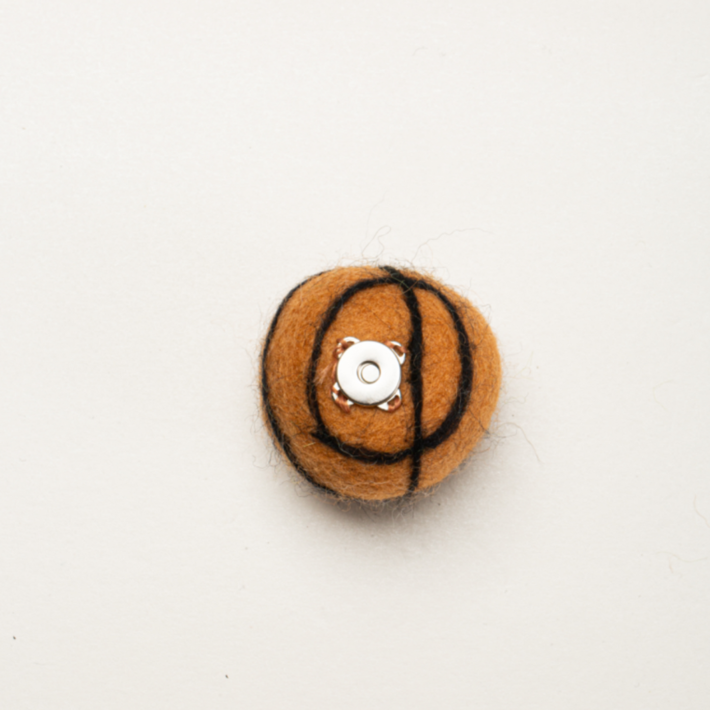 Wool Sports Ball Cat Toy Set with Magnetic Base