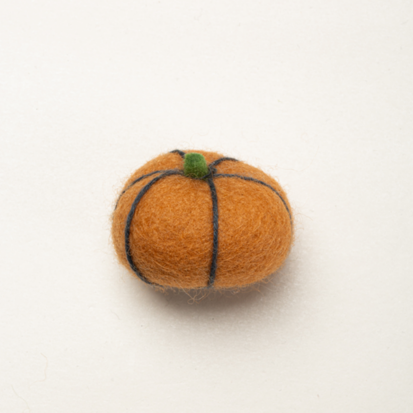 Natural Wool Pumpkin Cat Toy