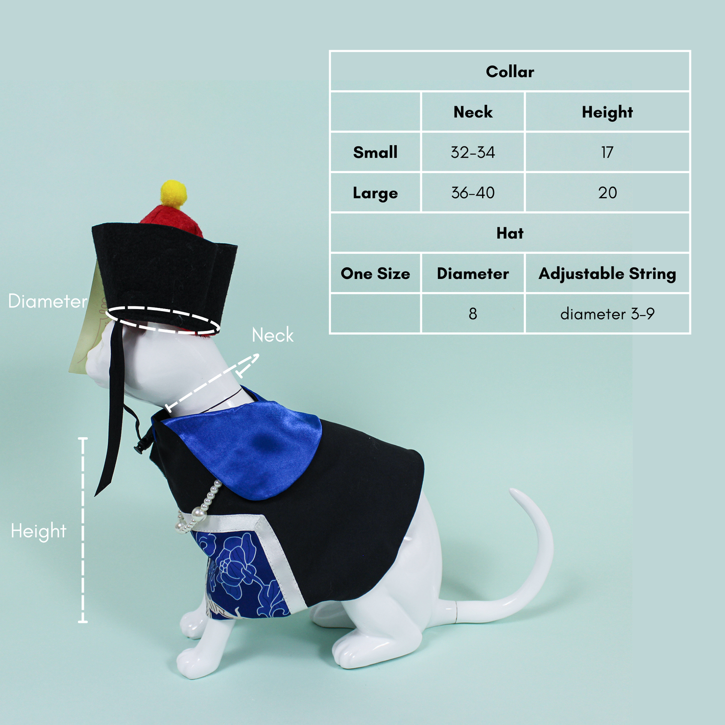 Chinese Zombie Pet Costume