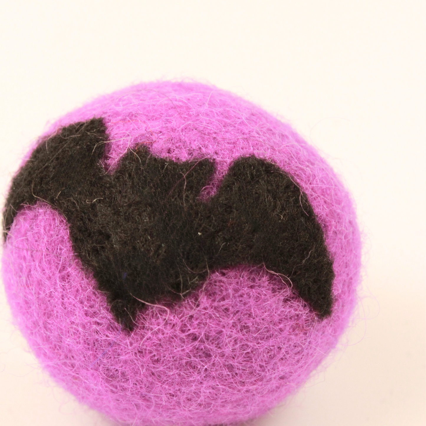 Handmade Wool Bat Cat Toy