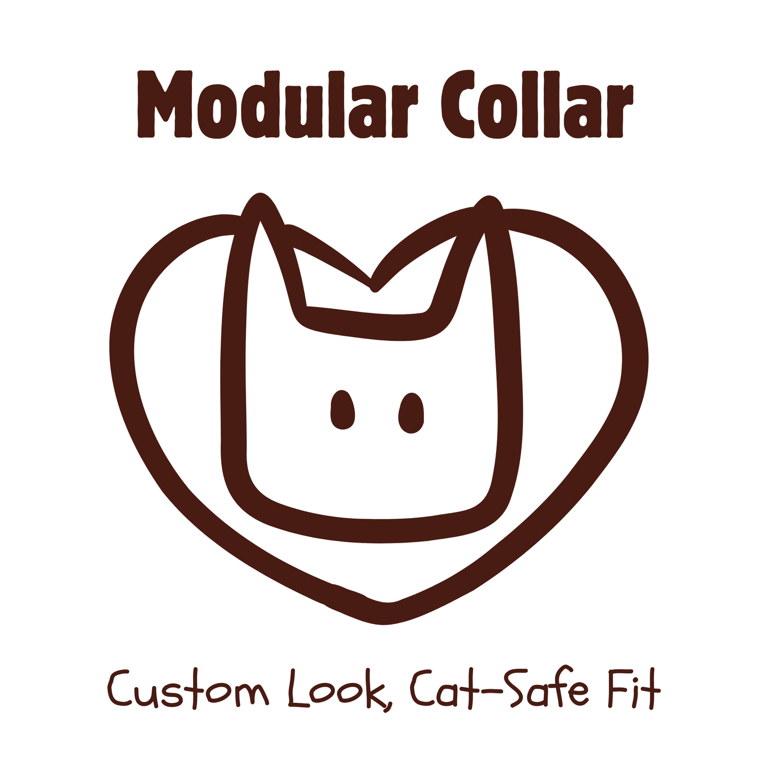 Custom magnetic modular cat collar designed by Moricat, safe and stylish for indoor cats.