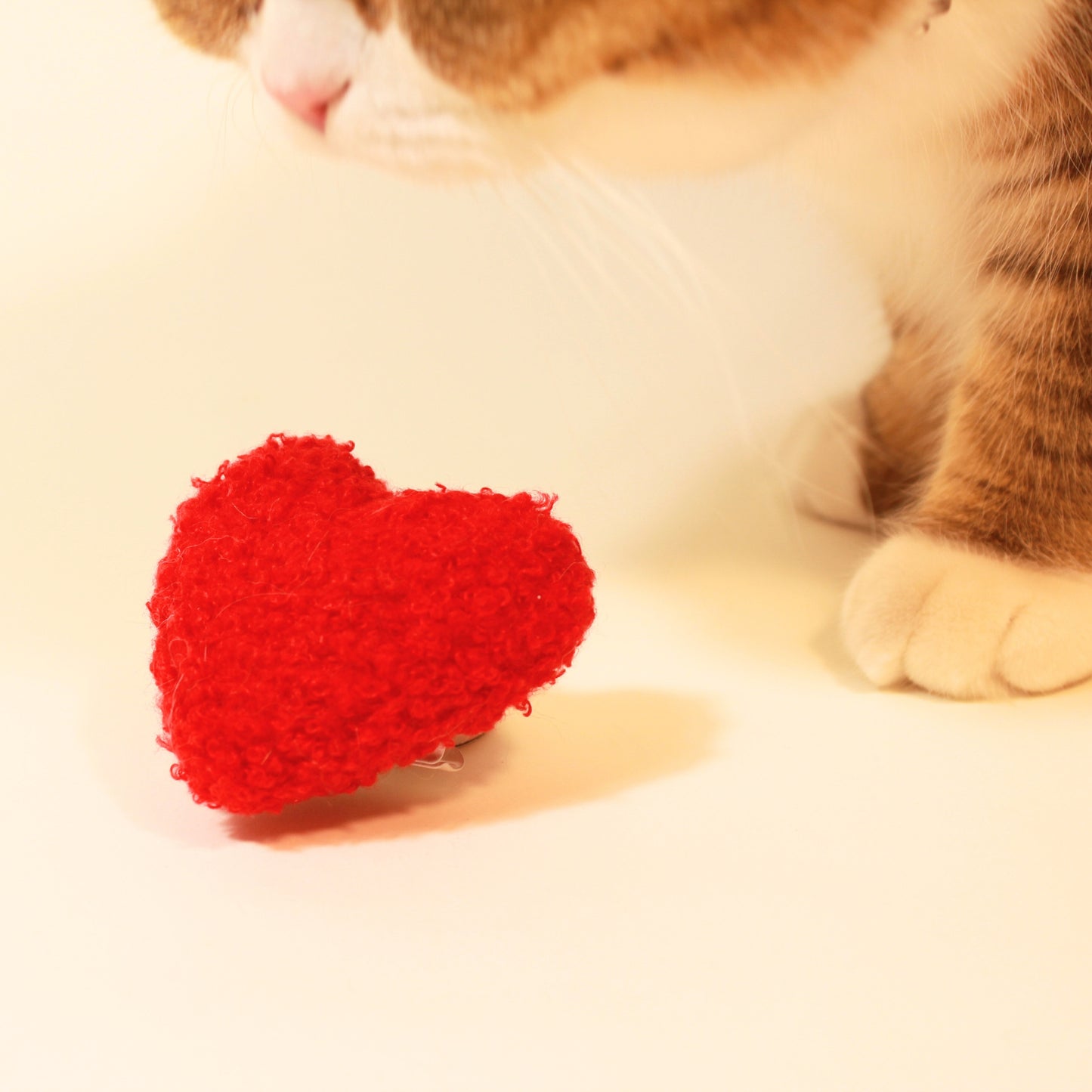Cat Gift Set in Red with Modular Collar Velvet Bow and Catnip Toys
