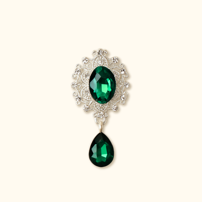 Modular Cat Charm – Emerald Royal Gem Set