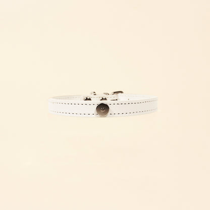 Modular Cat Collar with Bright Pink Velvet Bow and Zircon Shine