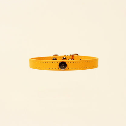 Modular Cat Collar with Bright Pink Velvet Bow and Zircon Shine