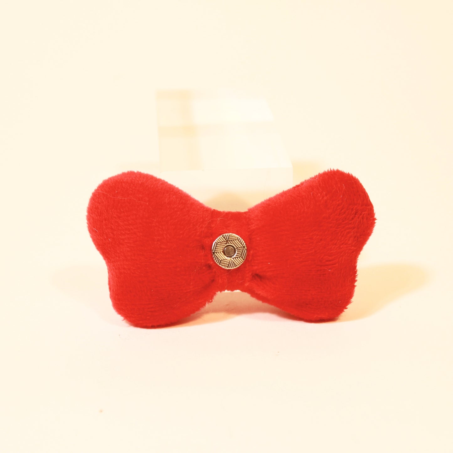 Red Bowknot Catnip Toy for Playful Cats