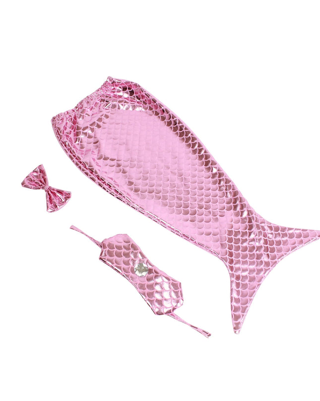 Glistening Pink Mermaid Pet Costume