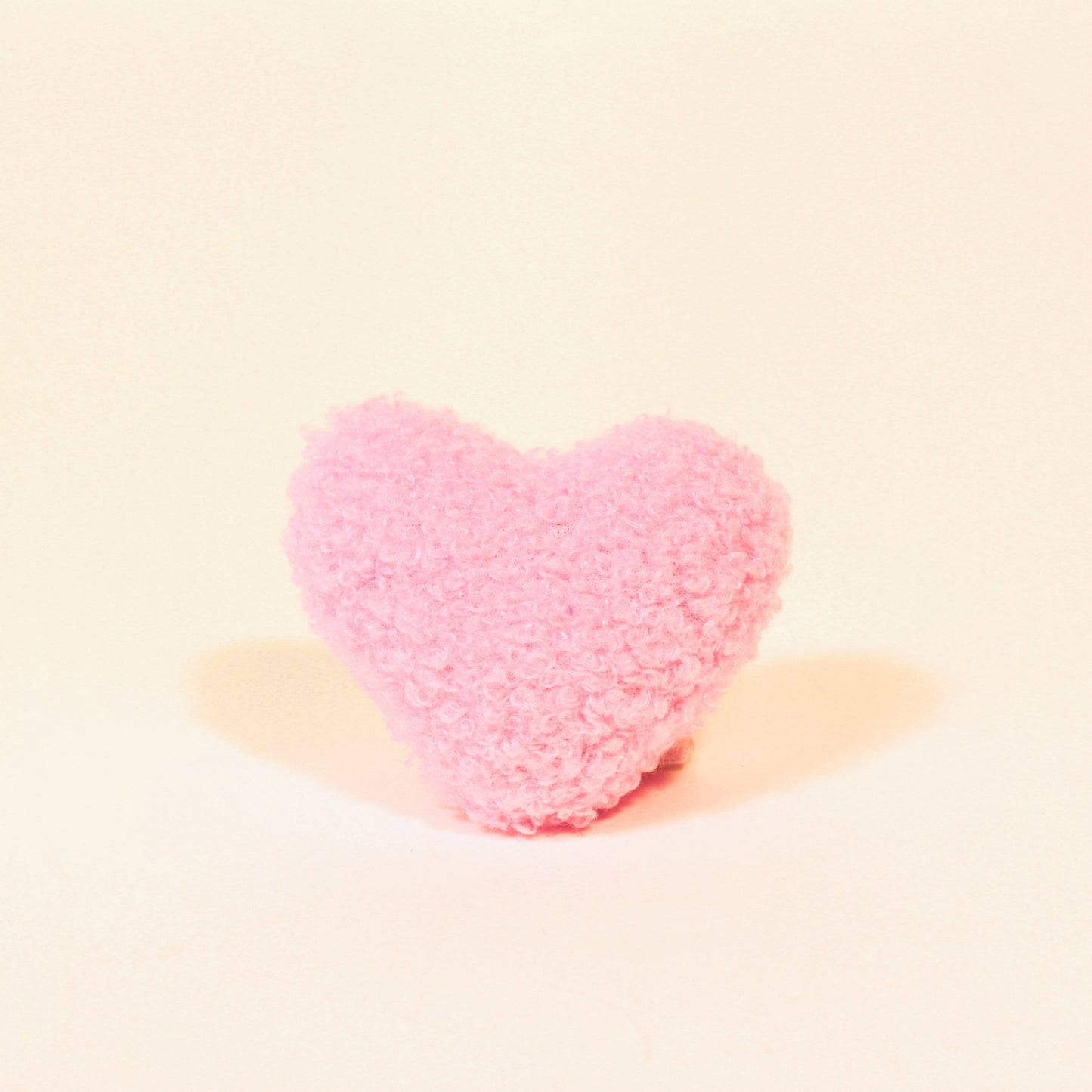 Pink Plush Catnip Heart Toy for Playful Cats