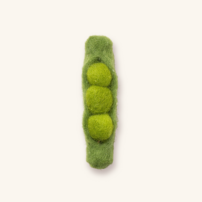 Handmade Wool Green Peas Cat Toy