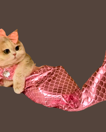 Glistening Pink Mermaid Pet Costume