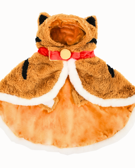 Adorable Soft  Little Tiger Plush Pet Jacket (One-Size)