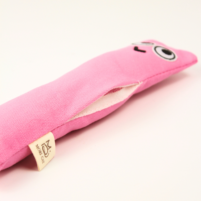 MoriCat Handmade Sensory(Catnip|Silvervine) Kicker -Pink