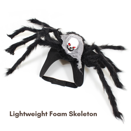 Halloween Spider with Head Scarf Pet Costume