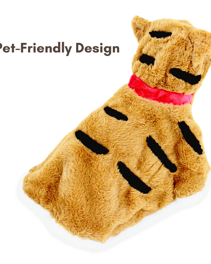 Adorable Soft  Little Tiger Plush Pet Jacket (One-Size)