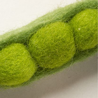Handmade Wool Green Peas Cat Toy