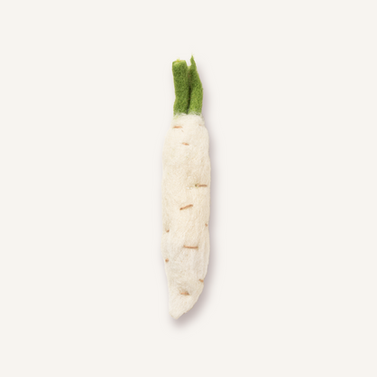 Handmade Wool Daikon Cat Toy