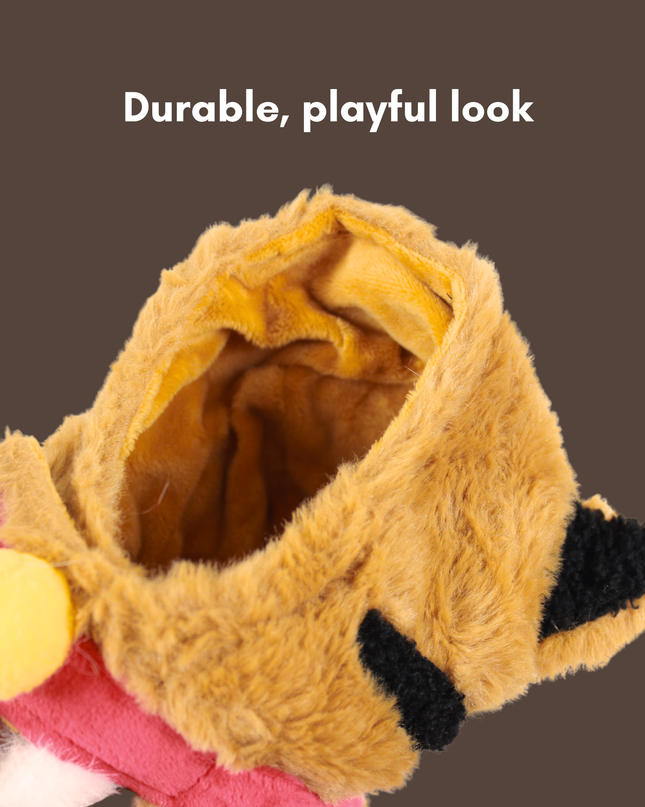 Adorable Soft  Little Tiger Plush Pet Jacket (One-Size)