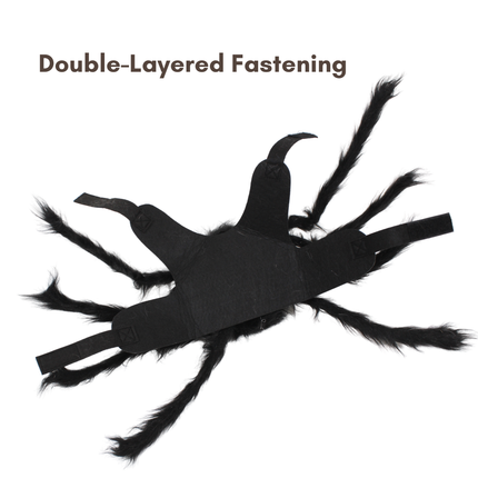 Halloween Spider with Head Scarf Pet Costume