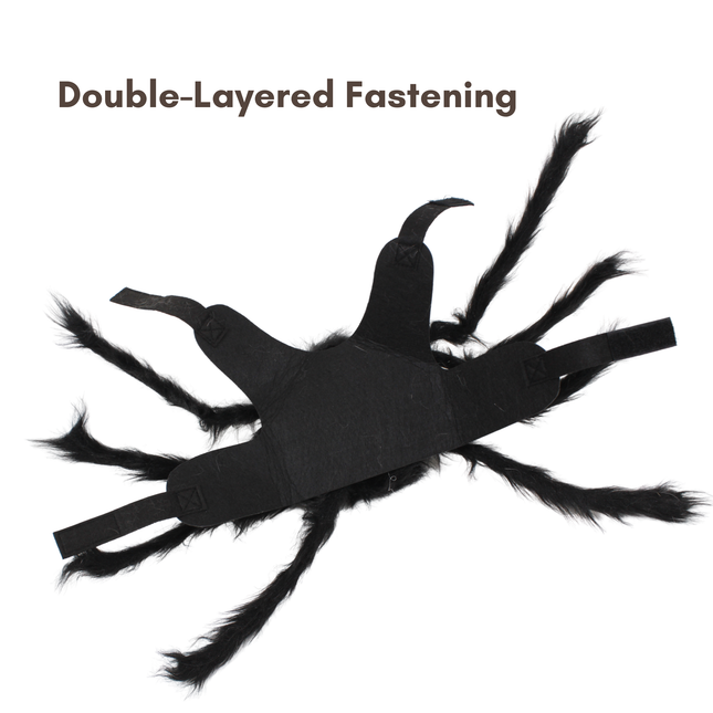 Halloween Spider with Head Scarf Pet Costume
