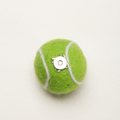 Handmade Wool Tennis Ball Cat Toy