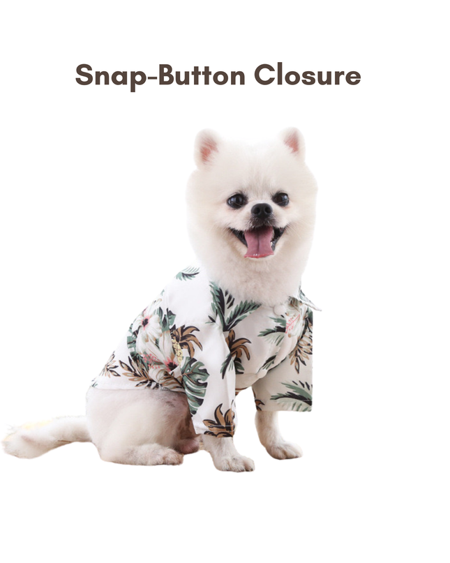 Soft Cotton Hawaii T-Shirt for Cats and Small Dogs