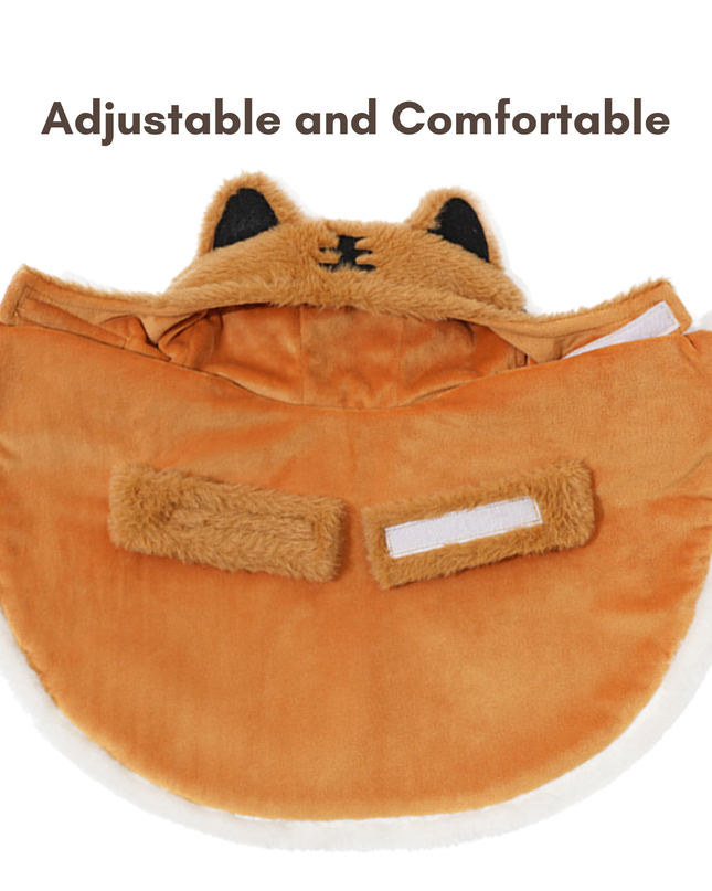 Adorable Soft  Little Tiger Plush Pet Jacket (One-Size)