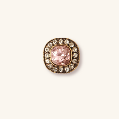 Interchangeable Vintage Bronze Rhinestone Charm