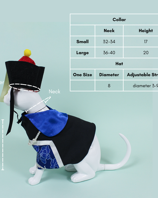 Chinese Zombie Pet Costume