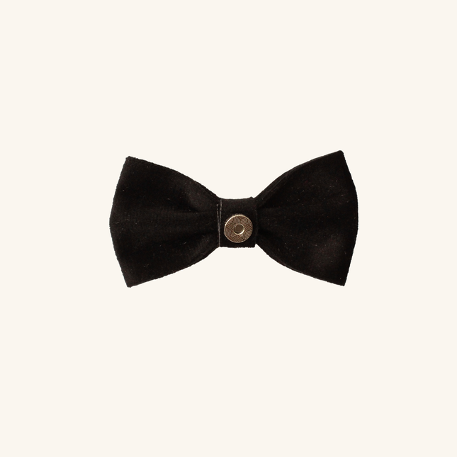MoriCat Black Bowtie and Collar Set for Cats