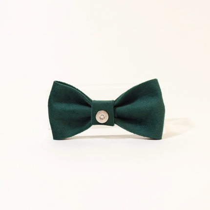 MoriCat Christmas Green Bowtie and Collar Set for Cats