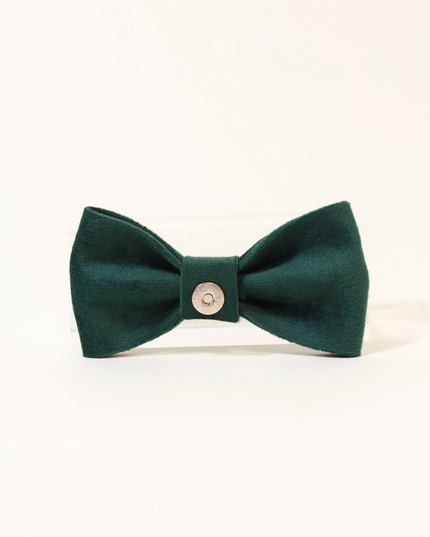 MoriCat Christmas Green Bowtie and Collar Set for Cats