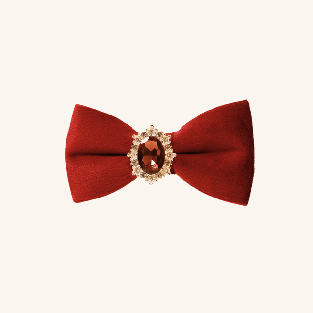 MoriCat Christmas Red Bowtie and Collar Set for Cats