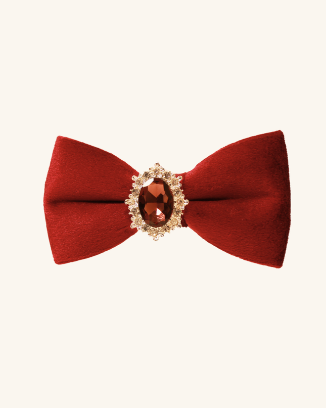 MoriCat Christmas Red Bowtie and Collar Set for Cats