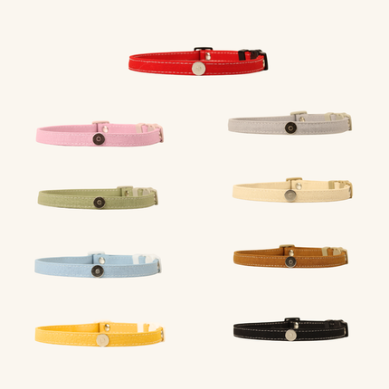 MoriCat Soft Breakaway Red Cat Collar