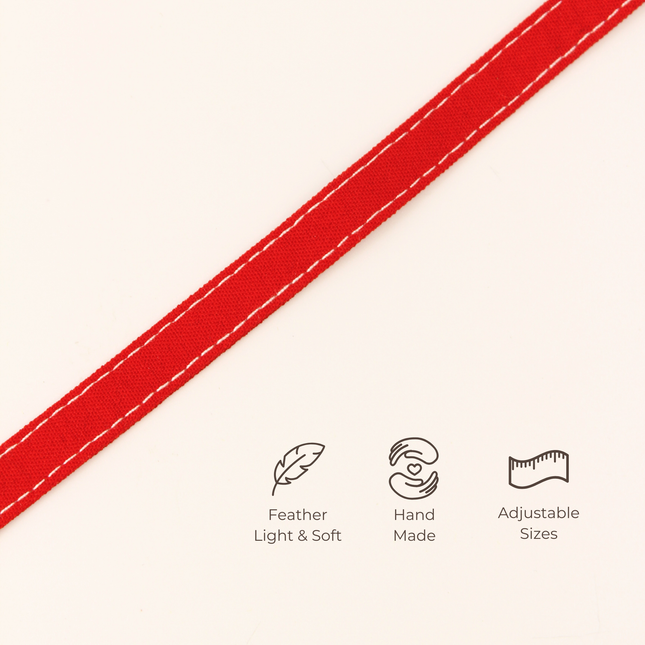 MoriCat Soft Breakaway Red Cat Collar