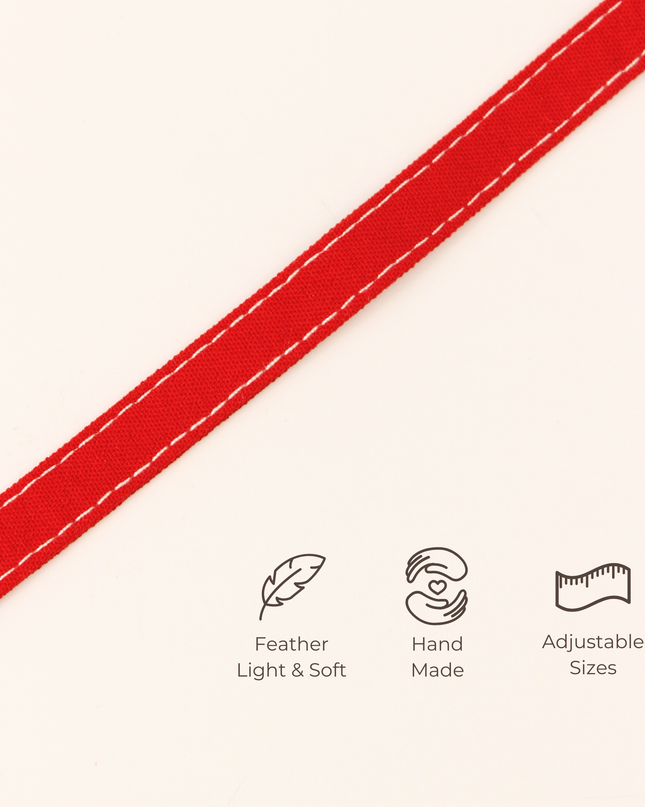 MoriCat Soft Breakaway Red Cat Collar