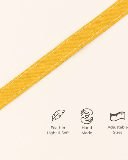 MoriCat Soft Breakaway Yellow Cat Collar