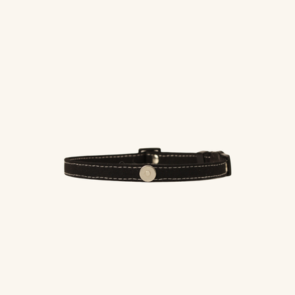 MoriCat Soft Breakaway Black Cat Collar