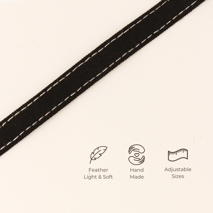 MoriCat Soft Breakaway Black Cat Collar