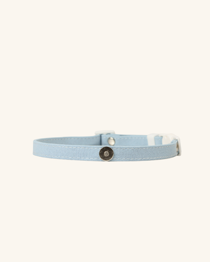 MoriCat Soft Breakaway Blue Cat Collar