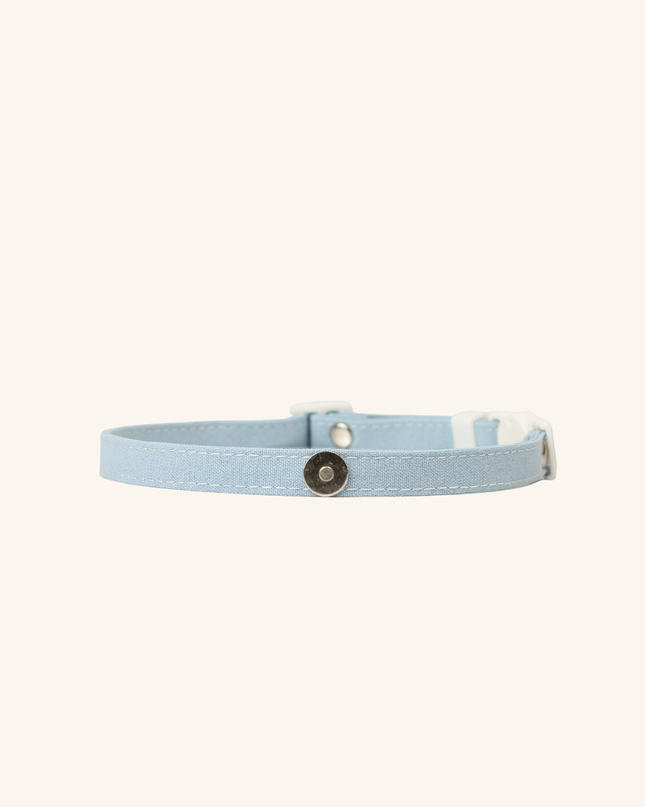 MoriCat Soft Breakaway Blue Cat Collar