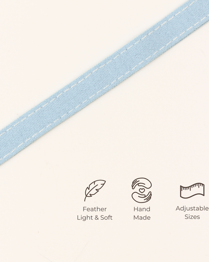 MoriCat Soft Breakaway Blue Cat Collar