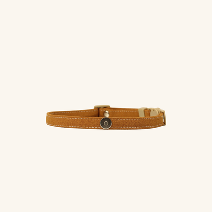 MoriCat Soft Breakaway Brown Cat Collar