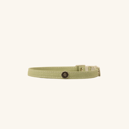 MoriCat Soft Breakaway Green Cat Collar