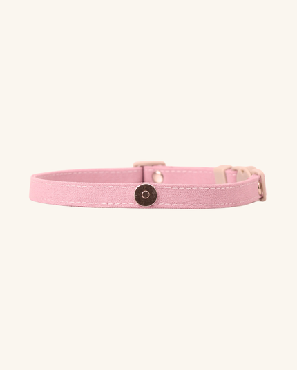 MoriCat Soft Breakaway Pink Cat Collar