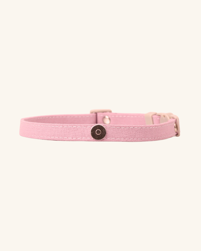 MoriCat Soft Breakaway Pink Cat Collar